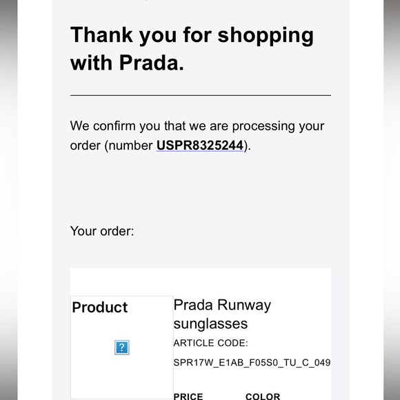 Prada Runway Sunglasses - Picture 3 of 15